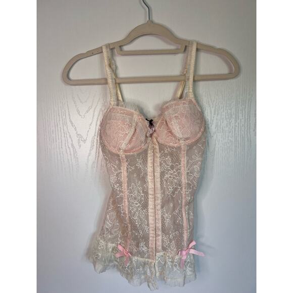 Victoria’s Secret Pretty Little Things Vintage Corset Top Size 34C